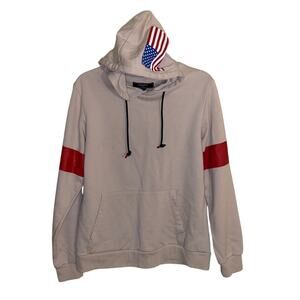 🦬FOREVER 21 men’s American flag hoodie size XS